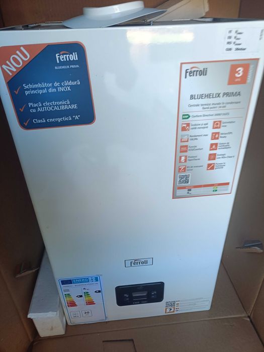 Vând centrală termică gaz ferroli bluehelix prima