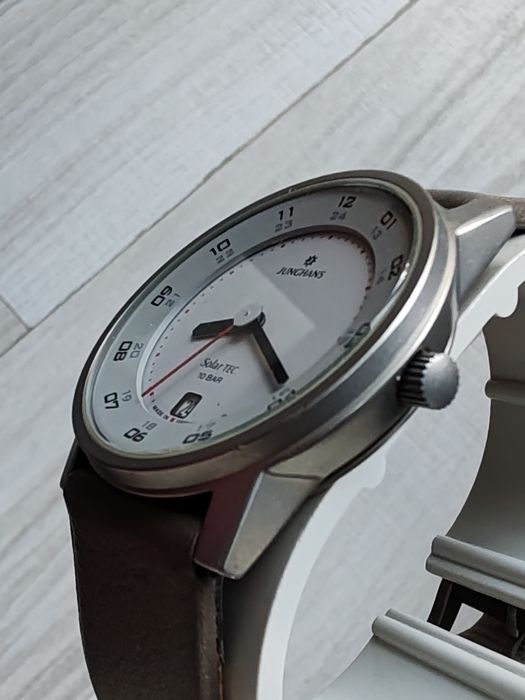 Ceas Junghans Solar Tec Elvețian Quartz 5 rubine - 35,5mm