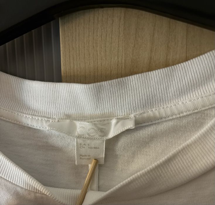 White COS shirt