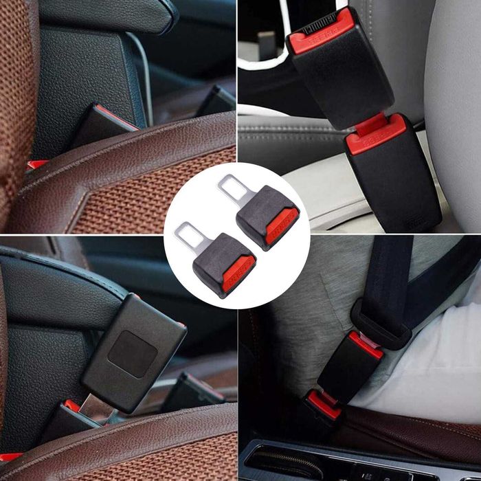 Универсален комплект 2 броя закопчалки за предпазен колан за автомобил