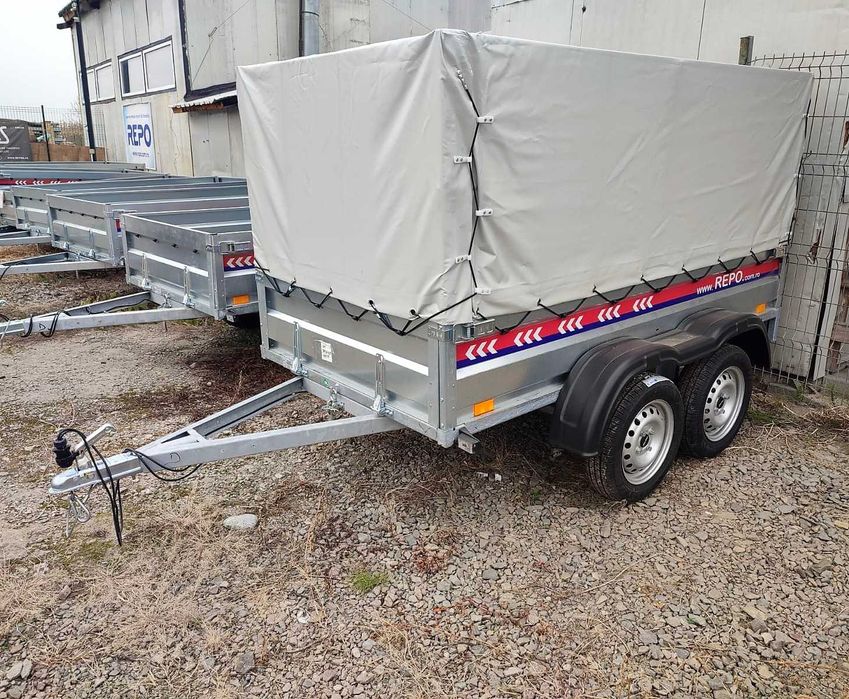 Remorca 750 kg Repo 260x135x38 cm Basculabila, ATV, CIV GRATUIT