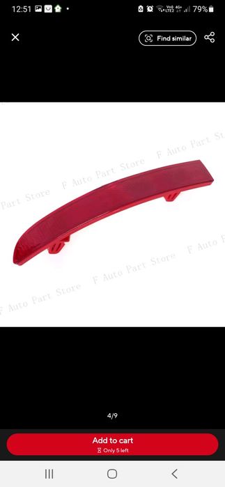 Светлоотразител за задна броня ,десен ,за Golf 5 за  Голф 5 ,