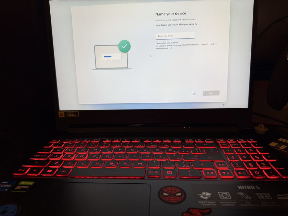 Acer Nitro 5 144Hz | i5-11300H | GTX 1650 | 8GB RAM | 512GB SSD | Windows 11
