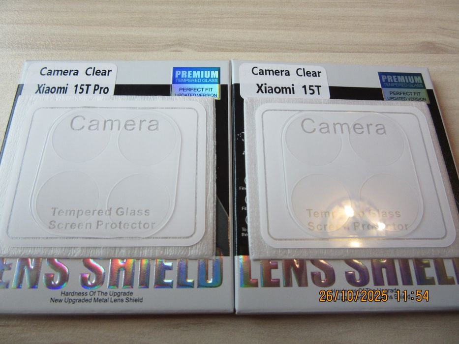Xiaomi 15T Pro / 15T / 15 / 3D 9H Стъклен протектор за камера
