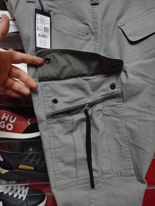 Оригинален карго панталон G-Star Raw Zip Pocket W38 L32 нов мъжки 3D