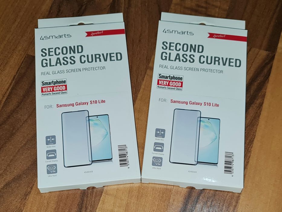 Folie sticla full cover originala 4Smarts Samsung Galaxy S10 Lite G770