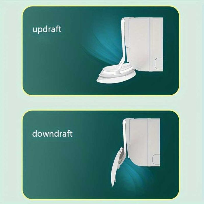 Регулируем дефлектор за климатик 58cm-93cm ，Универсален, Бърз монтаж