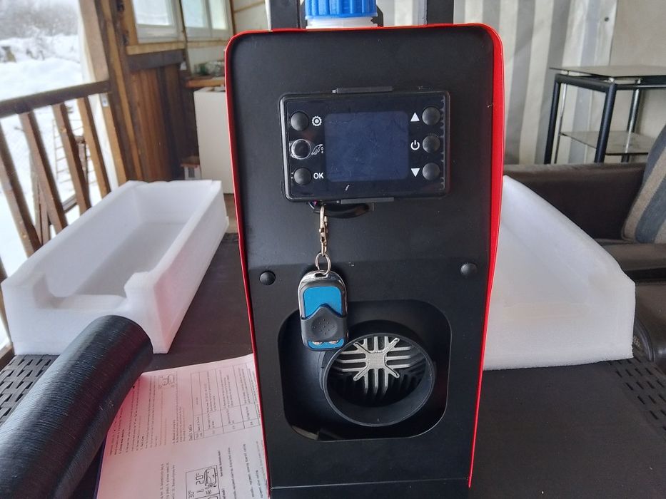 Мобилна суха дизелова печка 8 KW