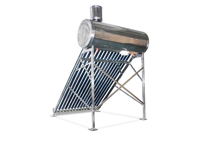 Panou Solar Presurizat Cu Serpentina 150L INOX 15 tuburi apa calda