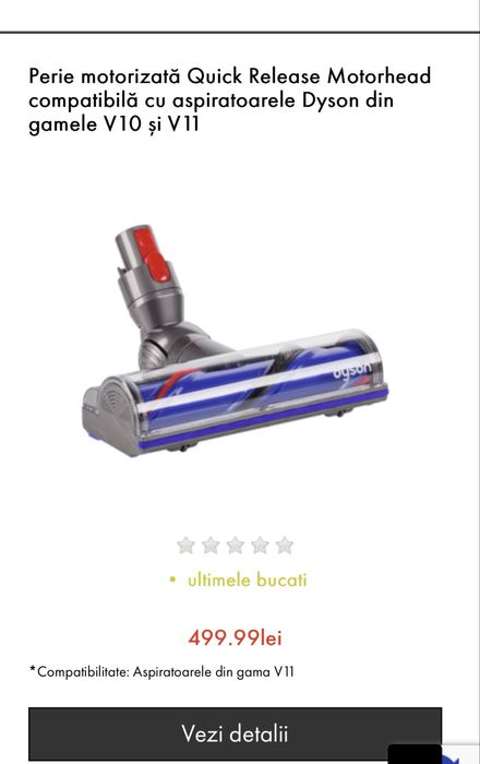 Dayson V10 -> V15 baterie si accesorii