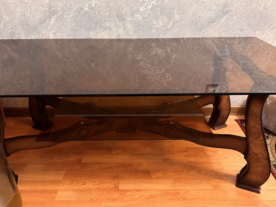 Стеклянный стол stol oynali размер razmer 165x80