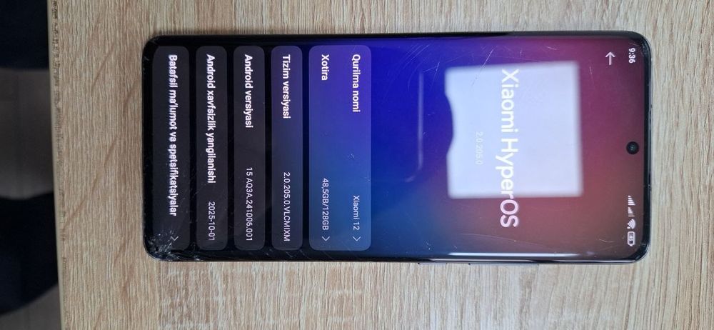 Xiaomi 12 8+8128 каробка документ