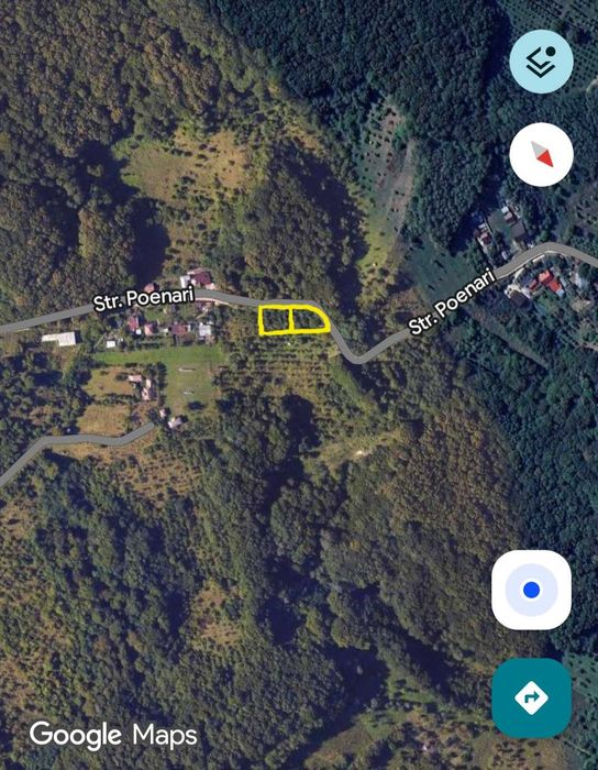Două parcele 450 mp - strada Poienari