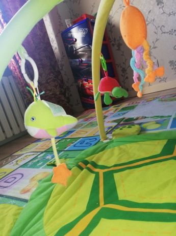 Развивающий детский коврик черепашка