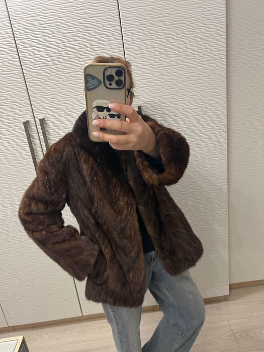 Haina din blana naturala de vizon /nurca