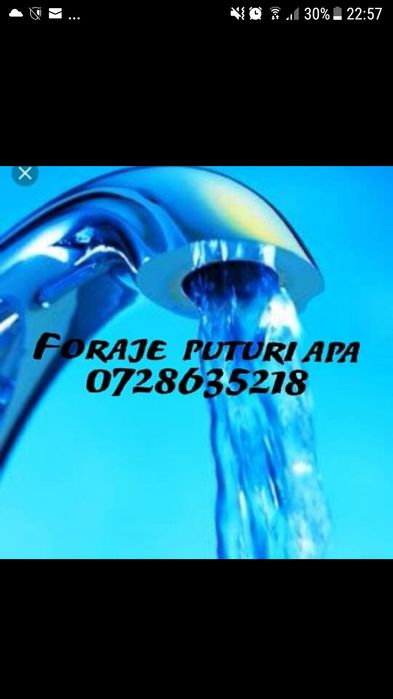 Foraje Puturi Apa  si denisipari