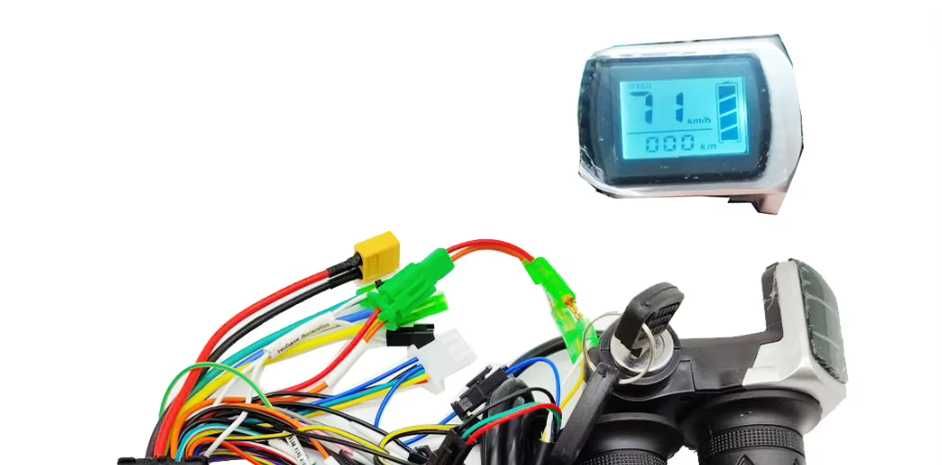 acceleratie trotineta,bicicleta electrica cu display si contact 24-84V