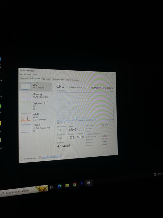 Laptop Toshiba i7 vpro NVIDIA QUADRO