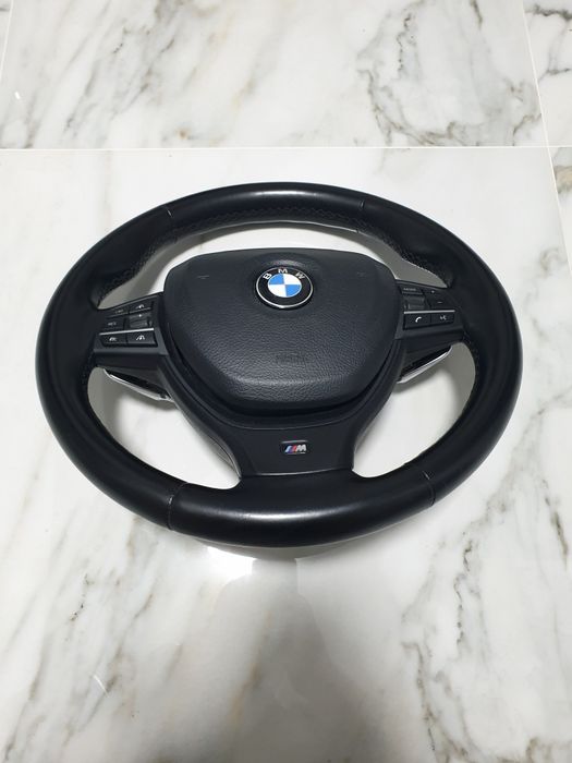 Volan M BMW seria 5 6 7, F10 F06 F12 F13 F01 cu distronic si padele