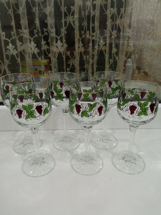 Богемия - Чехия 6 фужеров