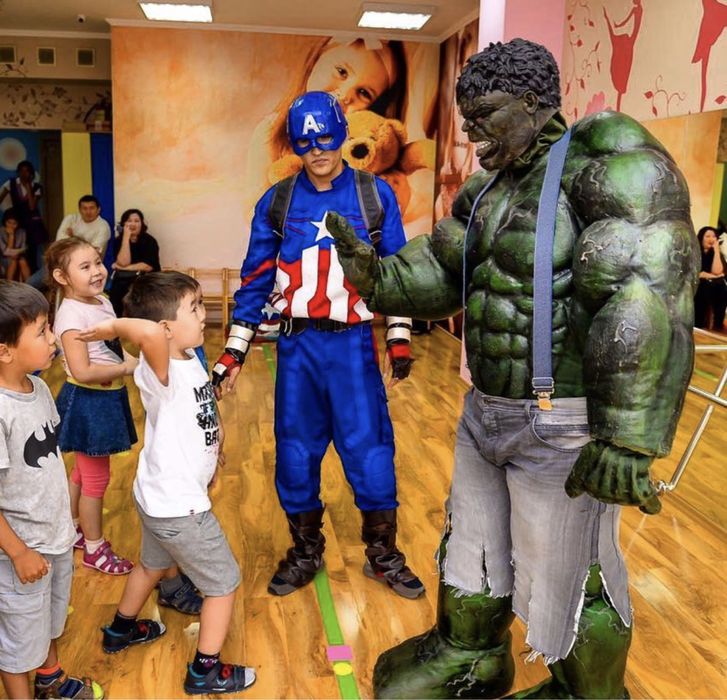 Халк. Аниматоры. Супергерои. Человек паук