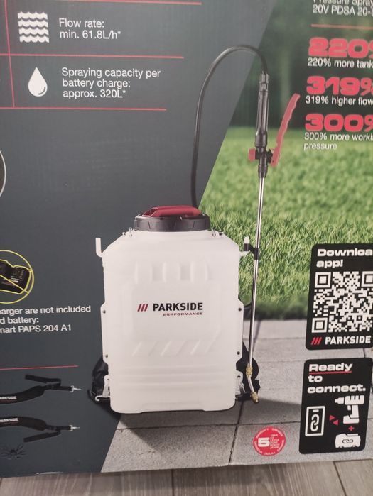 Pulverizator 20 V Parkside Performance pompa de stropit atomizor