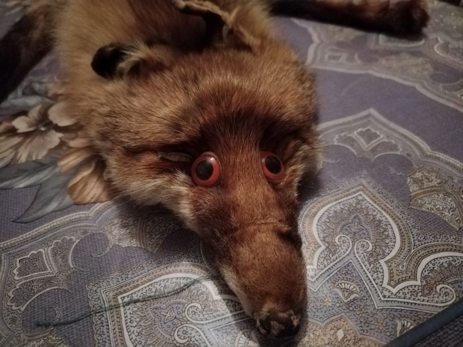 Кожена яка от лисица