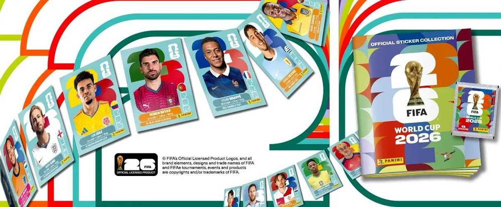 PRE-ORDER: Panini WORLD CUP 2026 празен албум + всички стикери