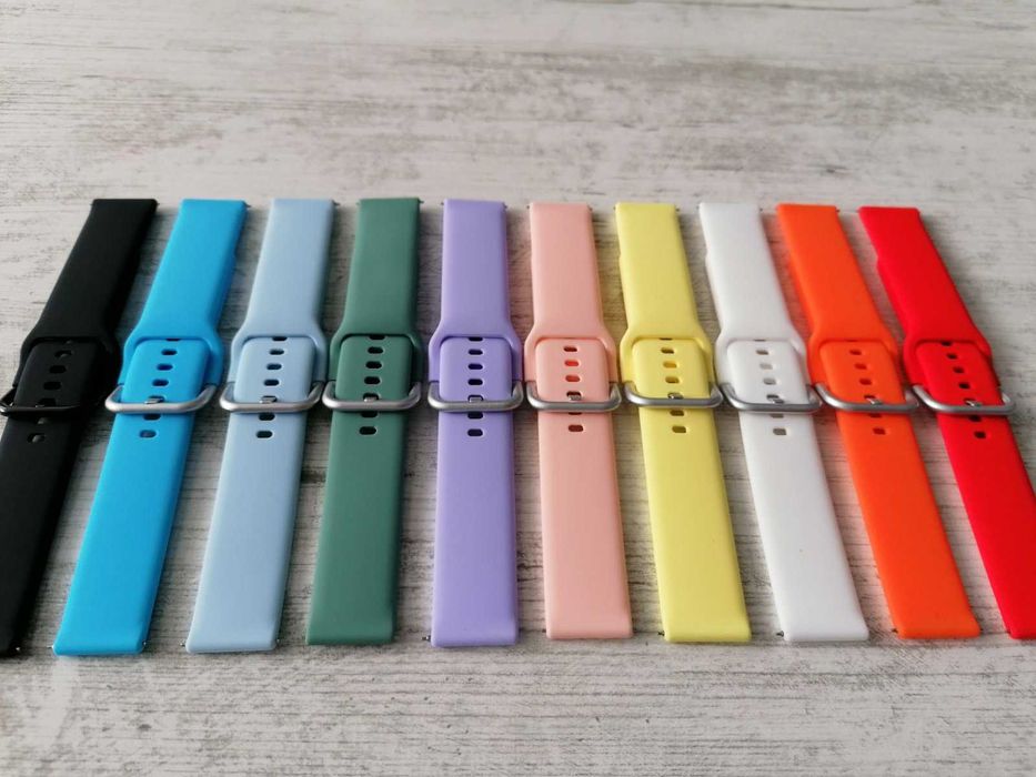 Силиконови каишки за Samsung watch, Huawei 20 мм