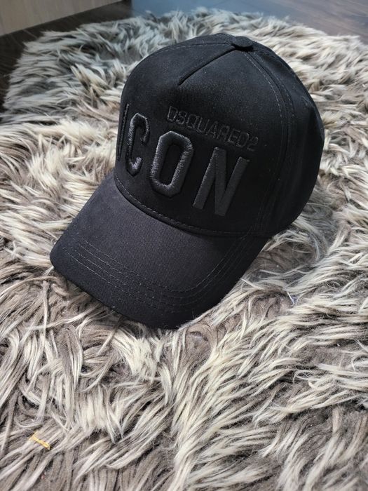 Sapca Icon Dsquared2 Full Black Premium