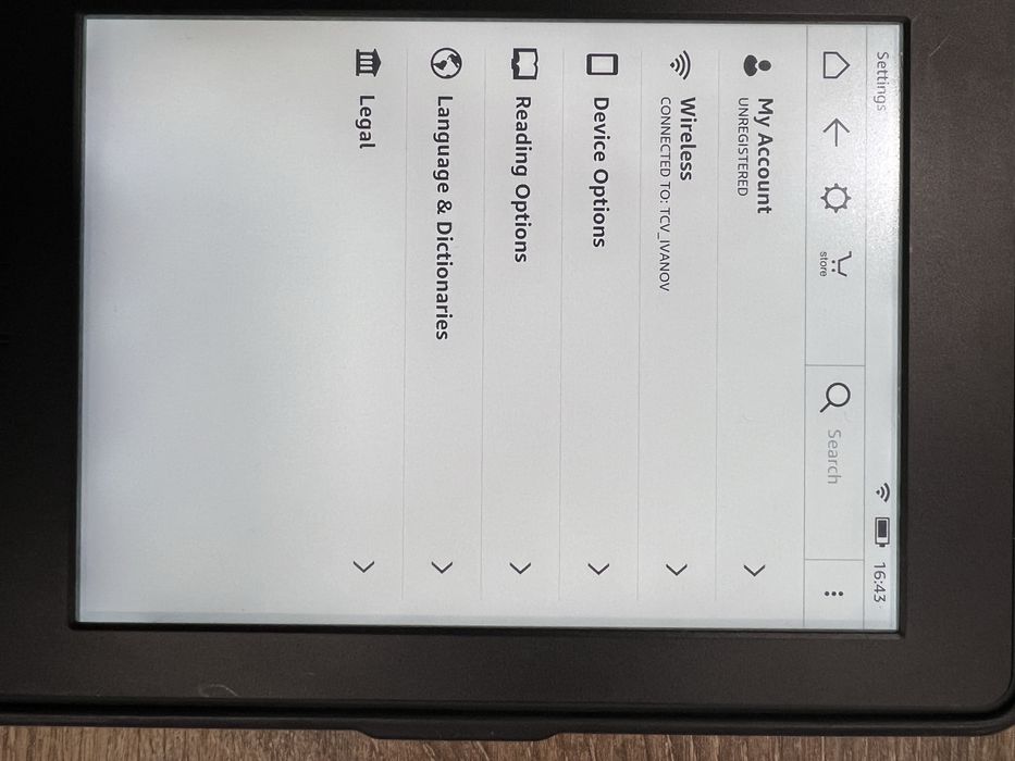 Kindle Paperwhite 7th generation с подсветка