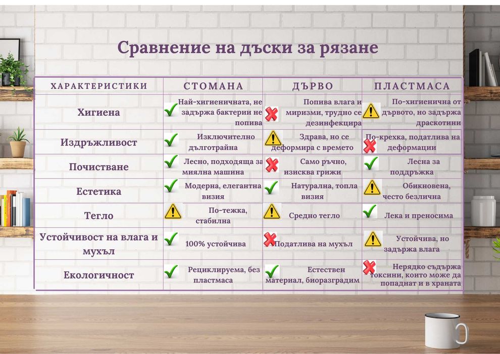 Персонализирана дъска за рязане от неръждаема стомана. Подарък с любов