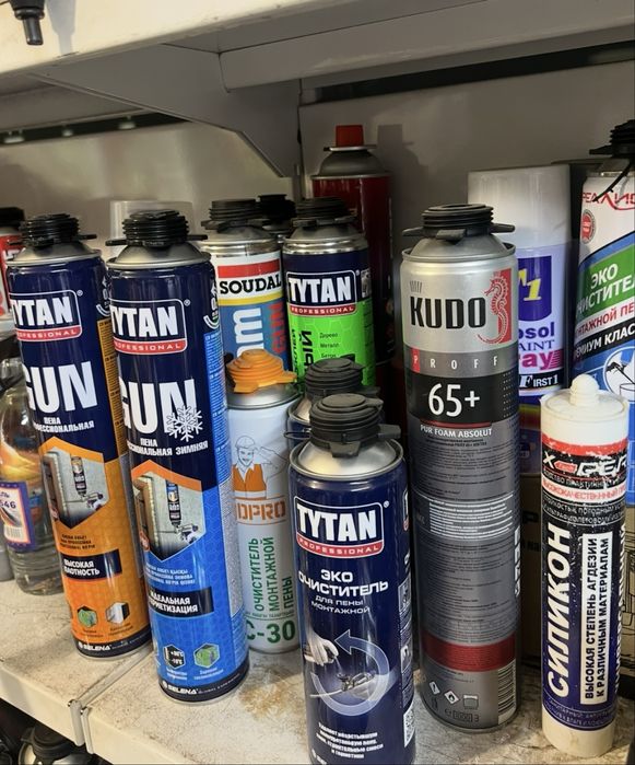 Герметик .Пена профессиональная .Пенаклей