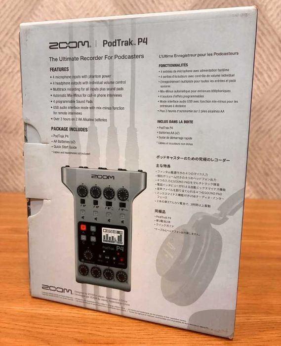 ZOOM PodTrack P4 | Podcast Recorder