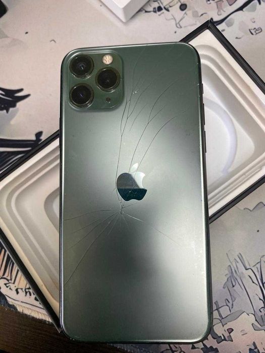 Iphone 11 pro green 64gb 71% акб