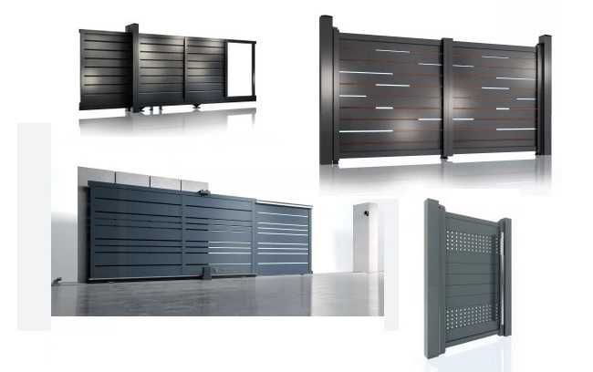 Готови алуминиеви екстериорни врати