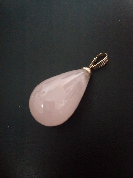 Винтидж златен лот с естествени рубини и гранат/злато с розов кварц