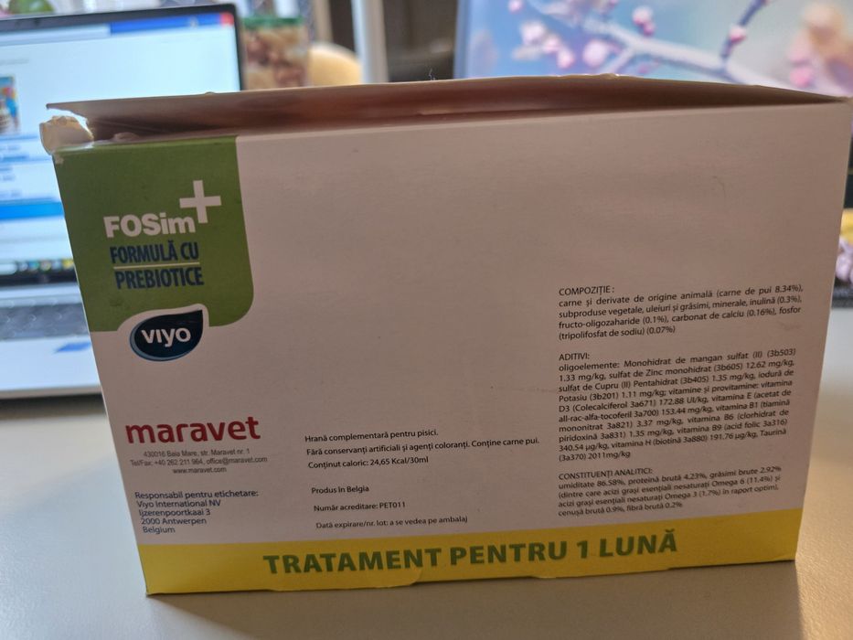 Viyo Reinforces Cat All Ages 30ml X 10 Buc