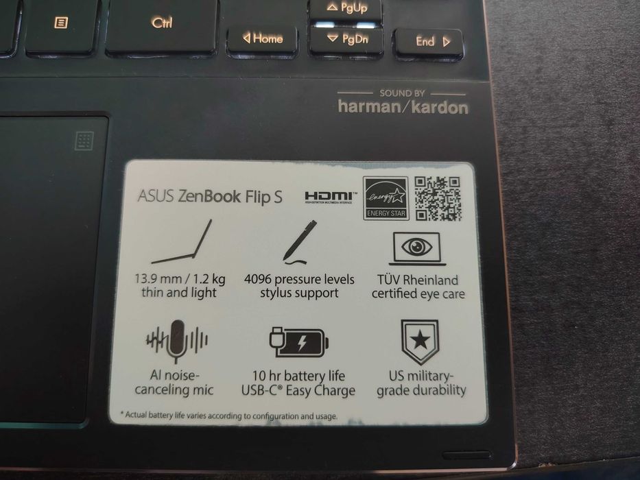 ASUS ZenBook Flip S като нов