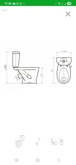 Новый унитаз дефект в крышке