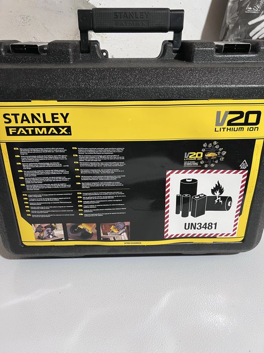 Fierăstrău circular Stanley FatMax V20 SFMCS500M2K – NOU, kit complet 2 acumulatori 4.0Ah