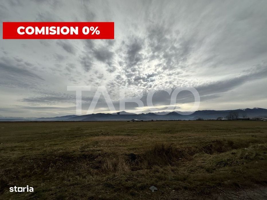 Teren extravilan 4900 mp de vanzare zona Calea Surii Mici Sibiu