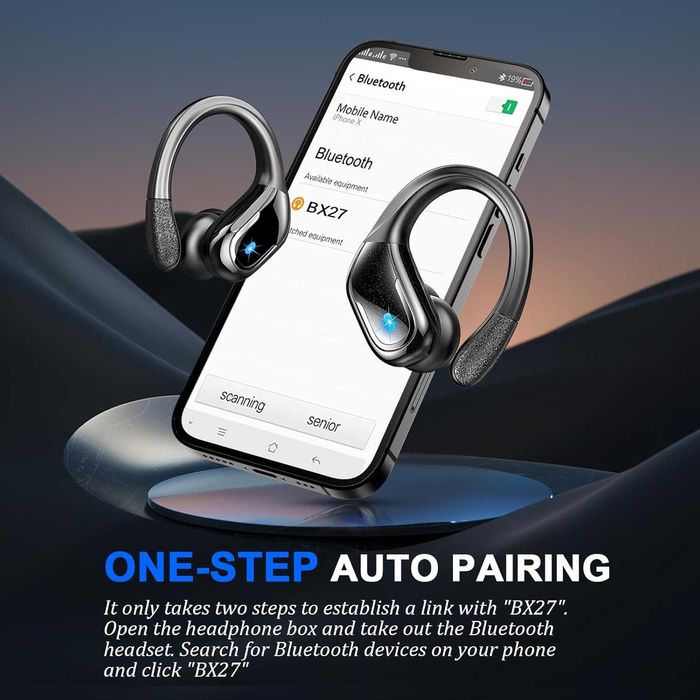 Безжични слушалки, 75 часа Bluetooth