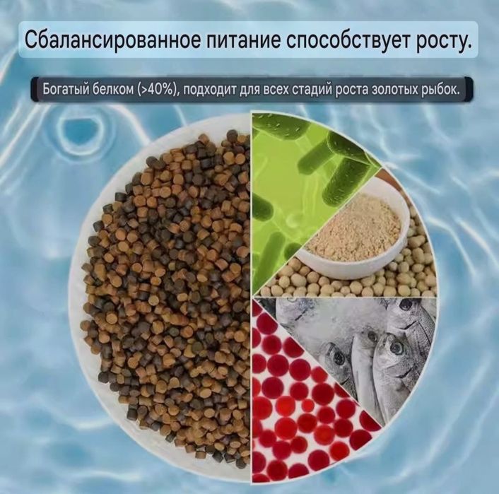 Продаётся Премиум Корм для средних и крупных рыб
