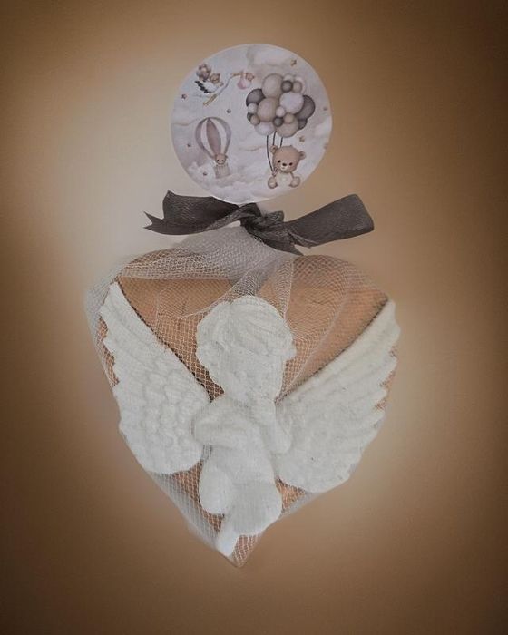 ~°Подаръци за гости -"Ангел"- изработка на гипсов сувенир или сапун°~