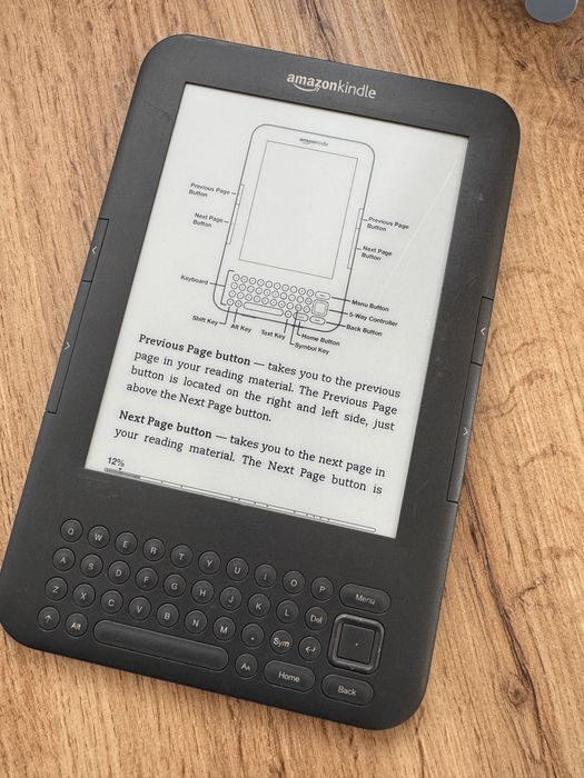 Amazon Kindle 3 Wi-Fi / E-Book/ E-Reader
