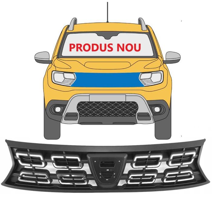 GRILA BARA FATA DACIA DUSTER 2018 - 2022 - 623109628R