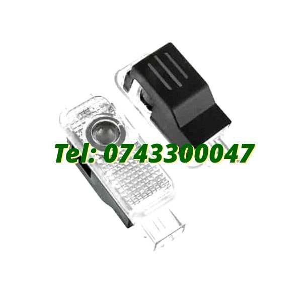 Set Logo Proiectoare Lampi 3d Led Lumini Usi Portiere Audi A  Q
