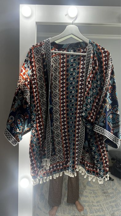 Легкая накидка в стиле бохо