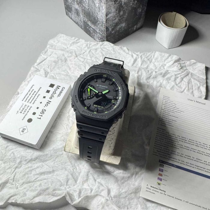 Кварцевые CASIO GA-2100-1A3ER полимер ОРИГИНАЛ!